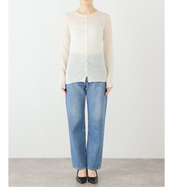 SLOBE IENA「《追加》コットンシルク2wayカーディガン」|カーディガン|