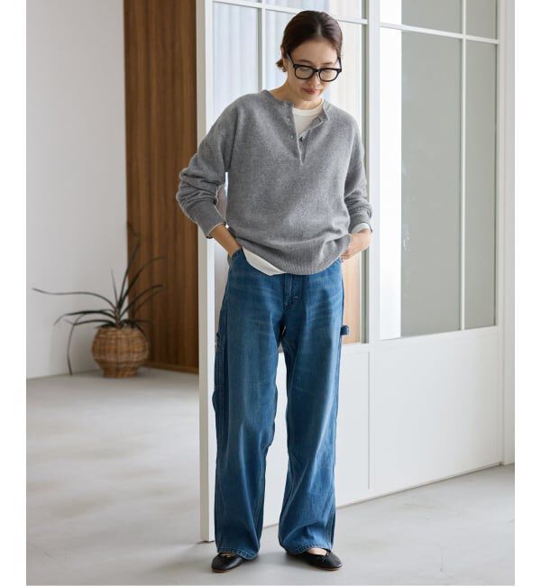 SLOBE IENA「echecs ヘンリープルオーバー」|ニット・セーター|