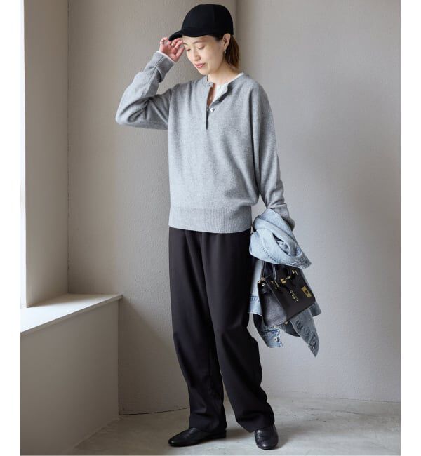 SLOBE IENA「echecs ヘンリープルオーバー」|ニット・セーター|