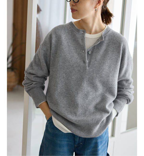 SLOBE IENA「echecs ヘンリープルオーバー」|ニット・セーター|