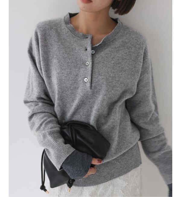 SLOBE IENA「echecs ヘンリープルオーバー」|ニット・セーター|