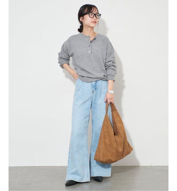 SLOBE IENA「echecs ヘンリープルオーバー」|ニット・セーター|