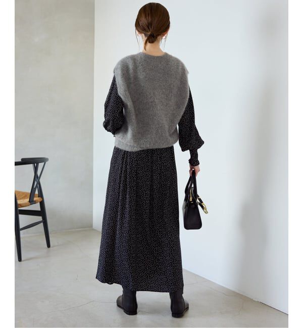 SLOBE IENA「フォックスアルパカ ニットベスト」|ベスト・ジレ|