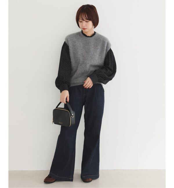 SLOBE IENA「フォックスアルパカ ニットベスト」|ベスト・ジレ|