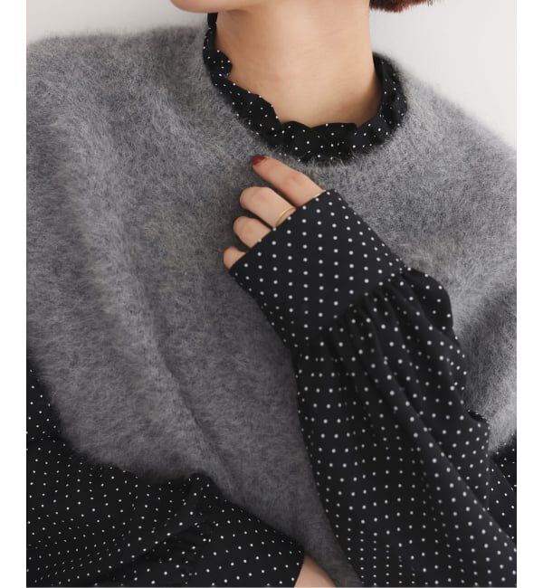 SLOBE IENA「フォックスアルパカ ニットベスト」|ベスト・ジレ|