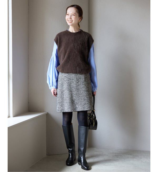 SLOBE IENA「フォックスアルパカ ニットベスト」|ベスト・ジレ|