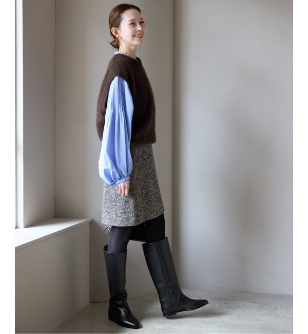 SLOBE IENA「フォックスアルパカ ニットベスト」|ベスト・ジレ|