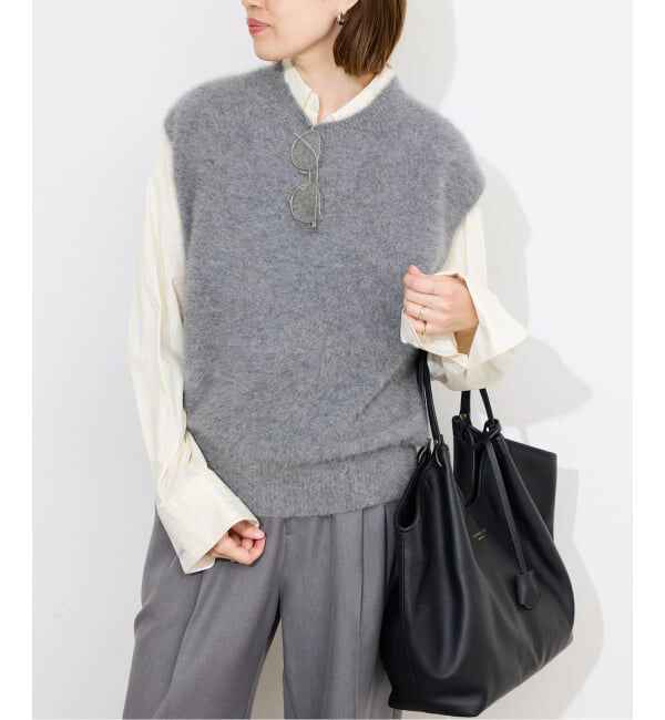 SLOBE IENA「フォックスアルパカ ニットベスト」|ベスト・ジレ|