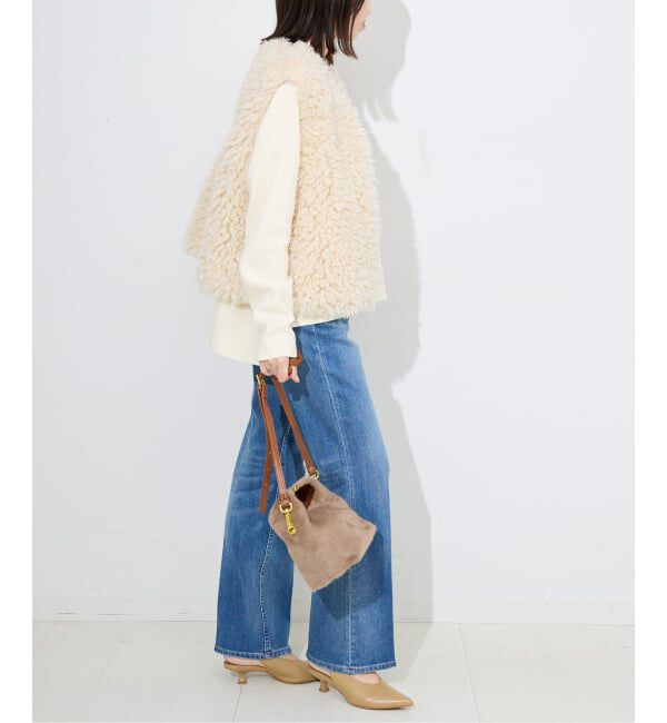 SLOBE IENA「《セットアップ対応可/WEB限定カラーあり》コットンダブルフェイスプルオーバー」|ニット・セーター|