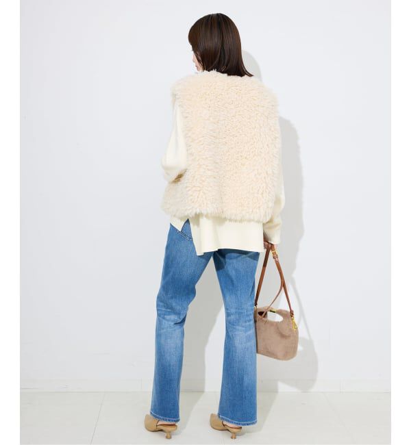 SLOBE IENA「《セットアップ対応可/WEB限定カラーあり》コットンダブルフェイスプルオーバー」|ニット・セーター|