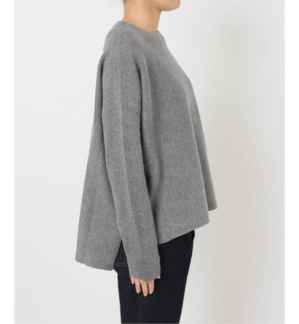 SLOBE IENA「《セットアップ対応可/WEB限定カラーあり》コットンダブルフェイスプルオーバー」|ニット・セーター|