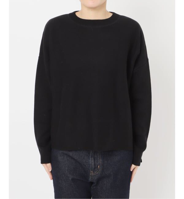 SLOBE IENA「《セットアップ対応可/WEB限定カラーあり》コットンダブルフェイスプルオーバー」|ニット・セーター|