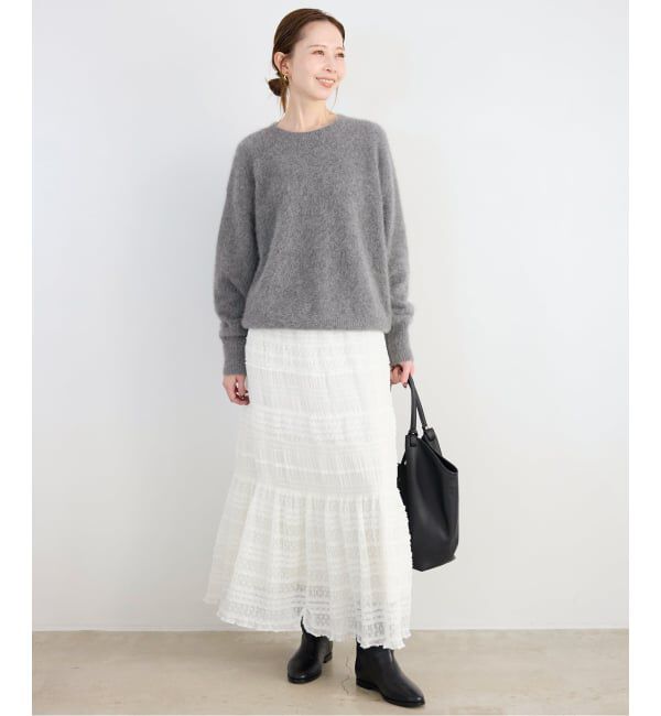 SLOBE IENA「フォックスアルパカプルオーバー」|ニット・セーター|