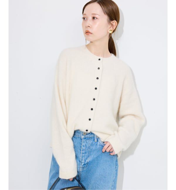 SLOBE IENA「フォックスアルパカカーディガン」|カーディガン|