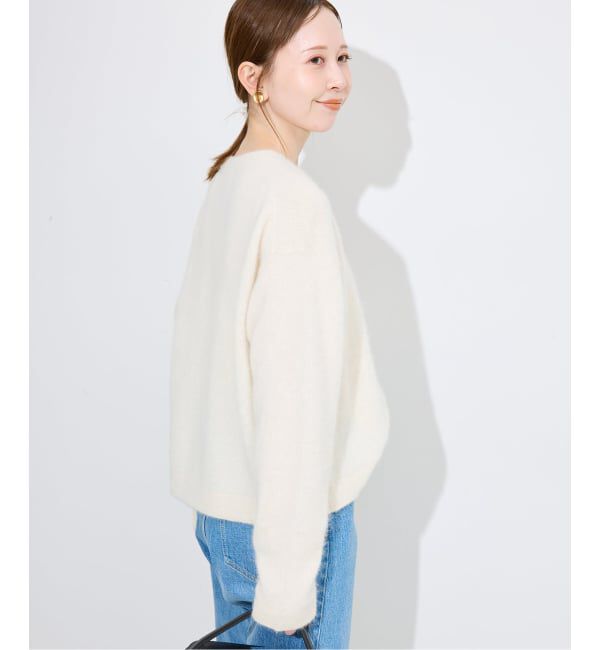SLOBE IENA「フォックスアルパカカーディガン」|カーディガン|