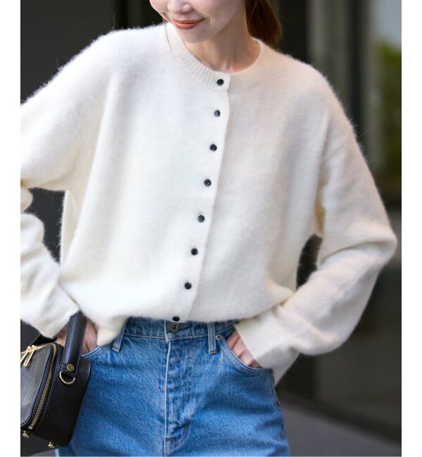 SLOBE IENA「フォックスアルパカカーディガン」|カーディガン|