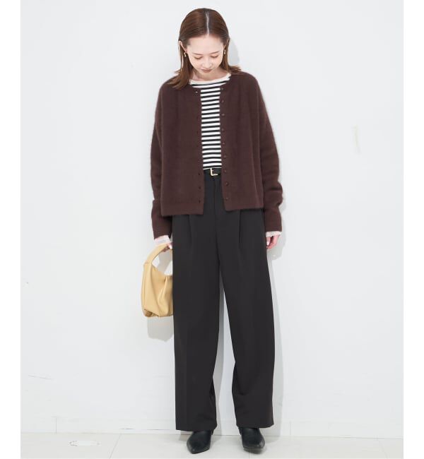 SLOBE IENA「フォックスアルパカカーディガン」|カーディガン|