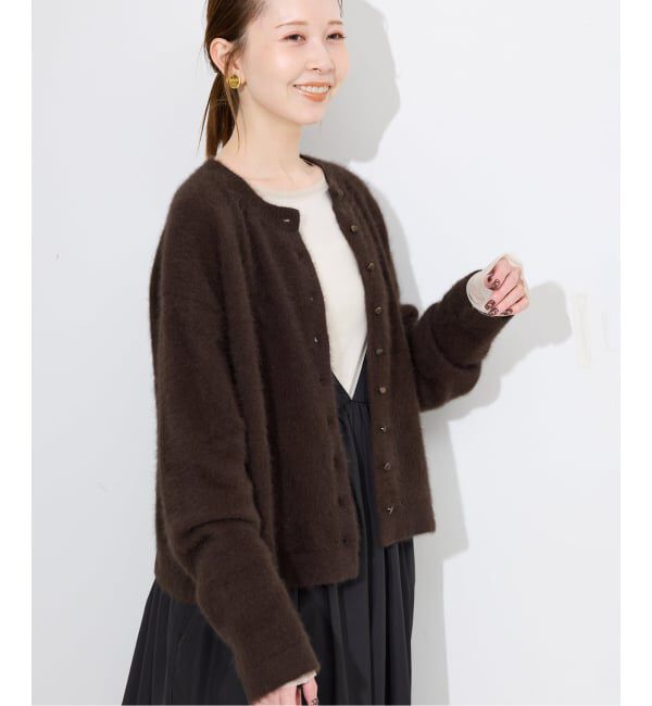 SLOBE IENA「フォックスアルパカカーディガン」|カーディガン|