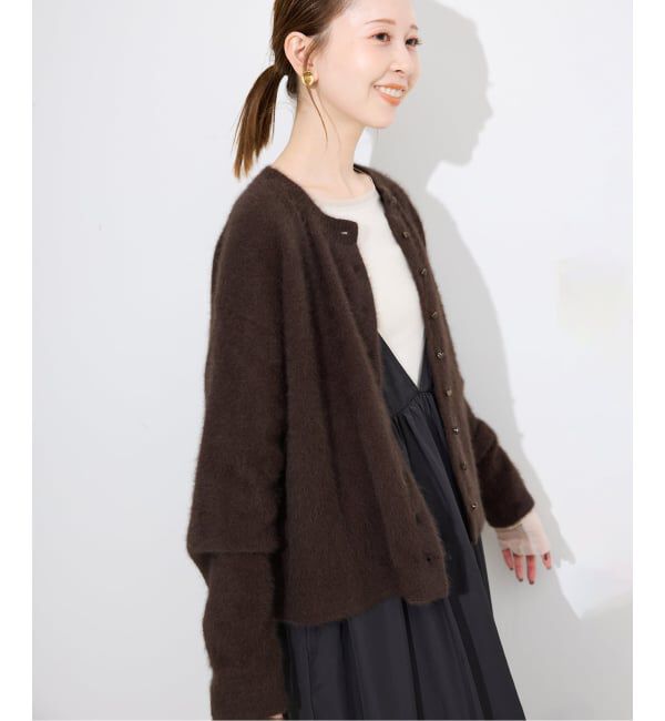 SLOBE IENA「フォックスアルパカカーディガン」|カーディガン|