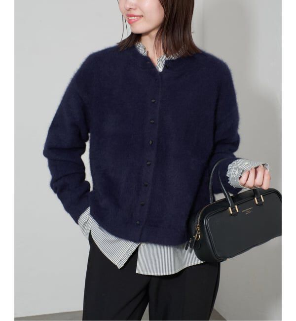 SLOBE IENA「フォックスアルパカカーディガン」|カーディガン|