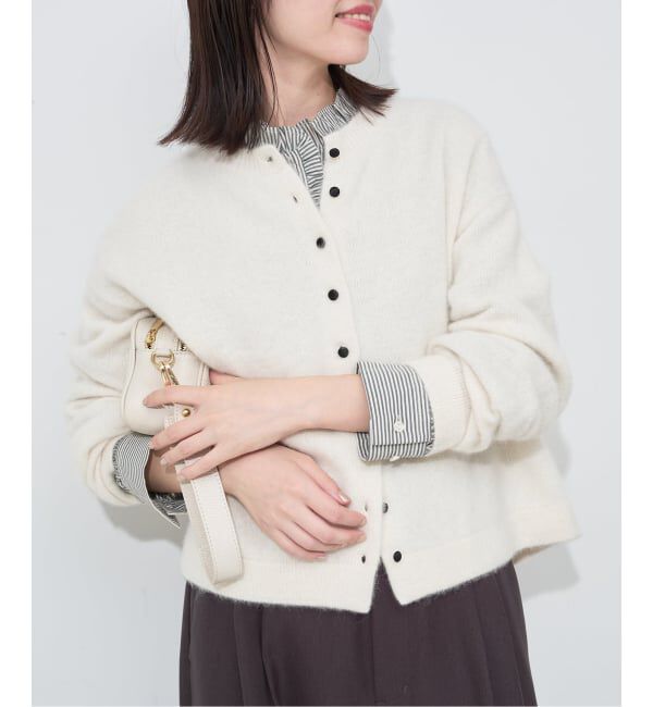 SLOBE IENA「フォックスアルパカカーディガン」|カーディガン|
