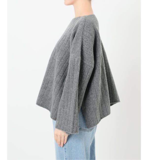 IENA「ワイドリブボートプルオーバー」|ニット・セーター|
