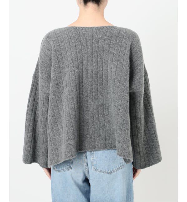 IENA「ワイドリブボートプルオーバー」|ニット・セーター|