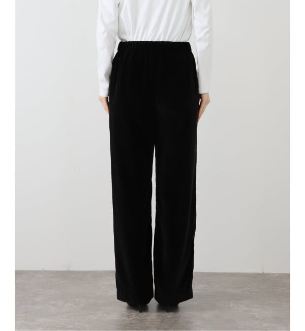 IENA「スカラップドベルベットパンツ」|その他|