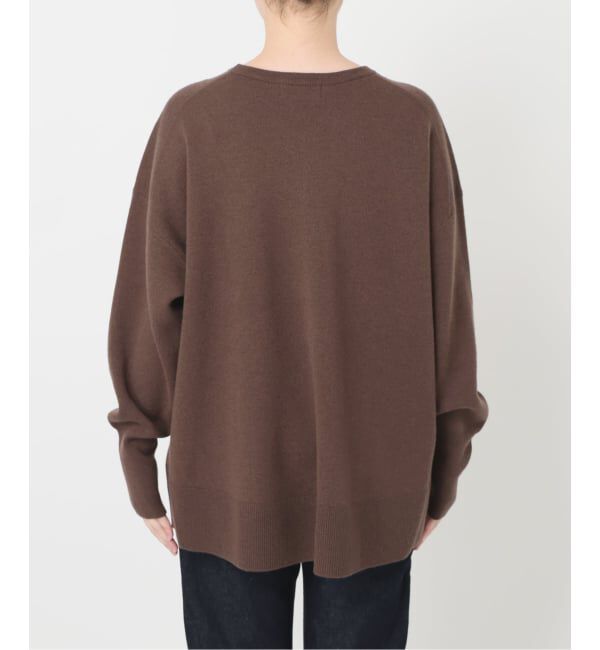 SLOBE IENA「《セットアップ対応可/追加》ウォッシャブルスムース クルーネックプルオーバー」|ニット・セーター|