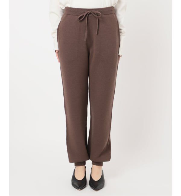 SLOBE IENA「《セットアップ対応可》ウォッシャブルスムース ジョガーパンツ」|その他|