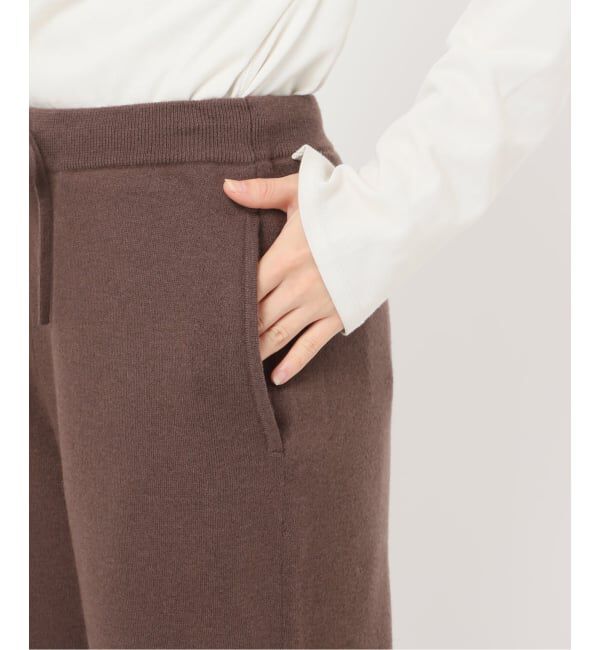 SLOBE IENA「《セットアップ対応可》ウォッシャブルスムース ジョガーパンツ」|その他|