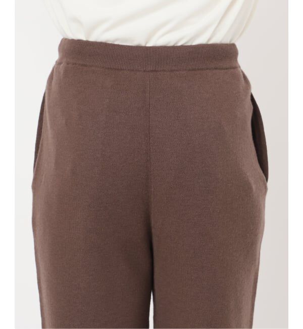 SLOBE IENA「《セットアップ対応可》ウォッシャブルスムース ジョガーパンツ」|その他|