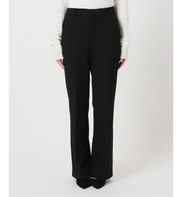 IENA「《追加2》ウォッシャブル 裏起毛セミフレアパンツ」|スラックス|