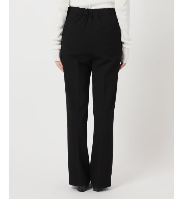 IENA「《追加2》ウォッシャブル 裏起毛セミフレアパンツ」|スラックス|