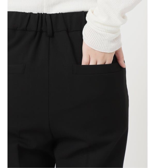 IENA「《追加2》ウォッシャブル 裏起毛セミフレアパンツ」|スラックス|