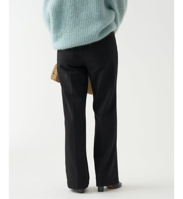 IENA「《追加2》ウォッシャブル 裏起毛セミフレアパンツ」|スラックス|