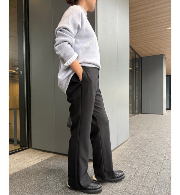 SLOBE IENA「《WEBのみ4サイズ展開》ウォッシャブルセミフレアパンツ」|その他|