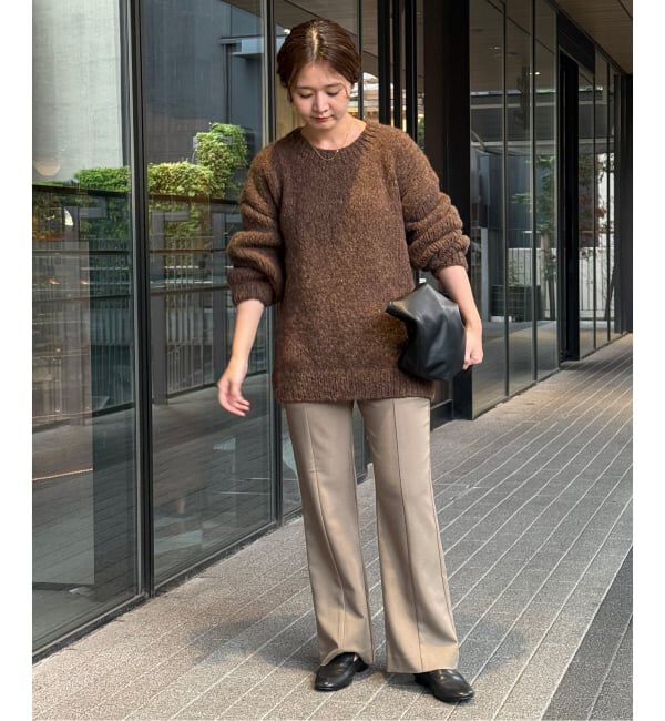 SLOBE IENA「《WEBのみ4サイズ展開》ウォッシャブルセミフレアパンツ」|その他|