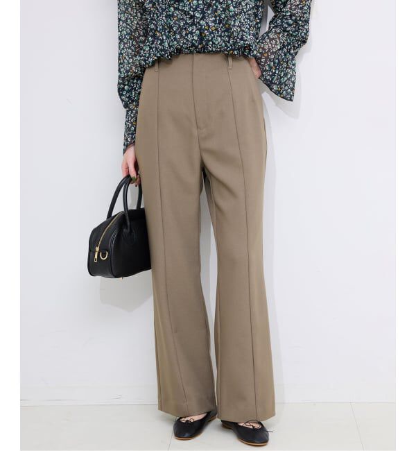 SLOBE IENA「《WEBのみ4サイズ展開》ウォッシャブルセミフレアパンツ」|その他|