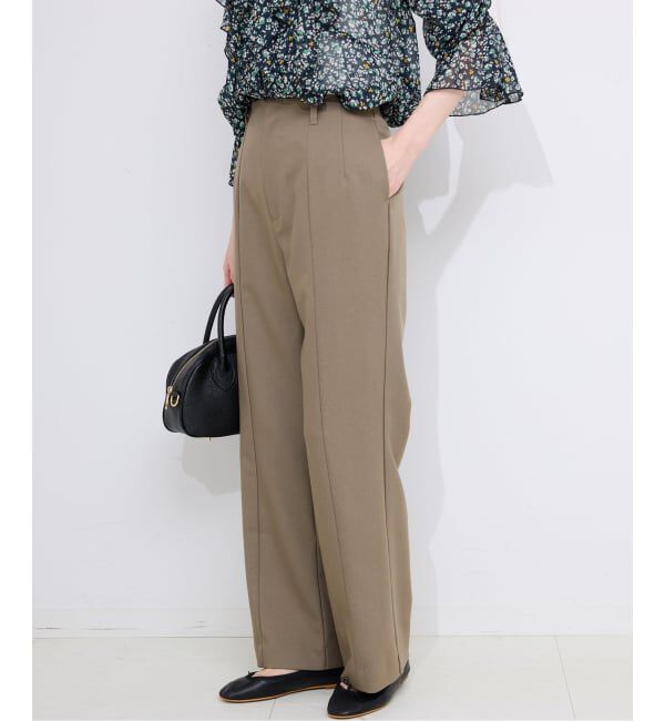 SLOBE IENA「《WEBのみ4サイズ展開》ウォッシャブルセミフレアパンツ」|その他|