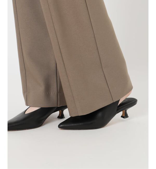 SLOBE IENA「《WEBのみ4サイズ展開》ウォッシャブルセミフレアパンツ」|その他|