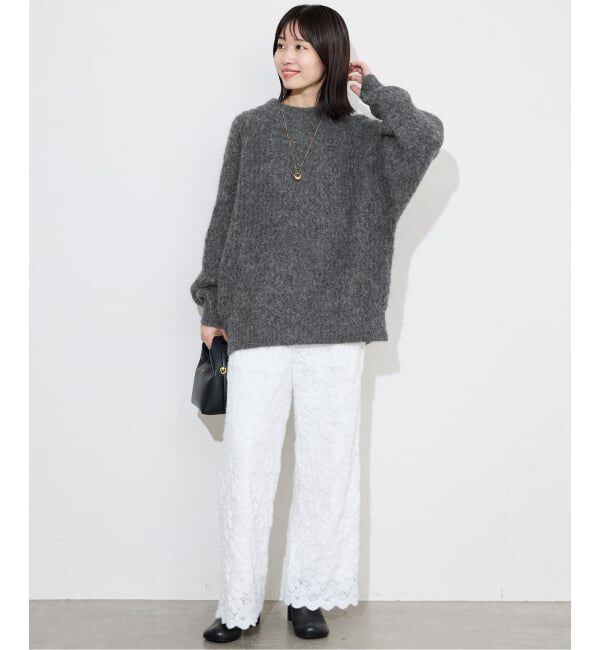 SLOBE IENA「アルパカ混BIG プルオーバー」|ニット・セーター|