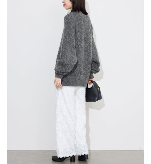SLOBE IENA「アルパカ混BIG プルオーバー」|ニット・セーター|