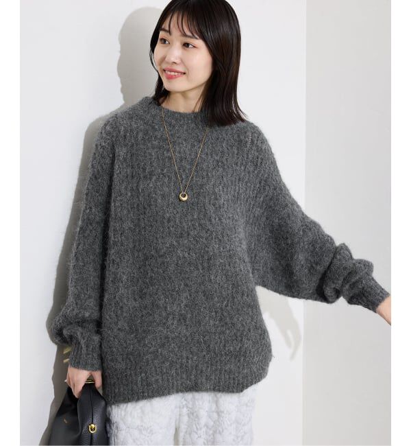 SLOBE IENA「アルパカ混BIG プルオーバー」|ニット・セーター|