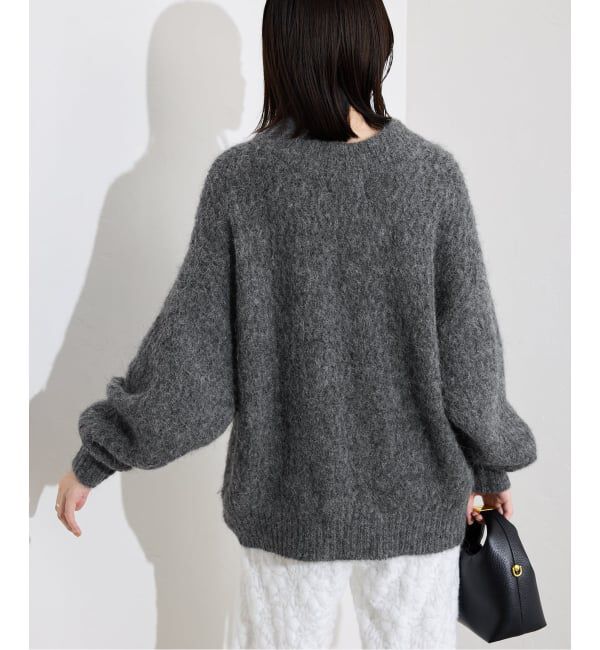 SLOBE IENA「アルパカ混BIG プルオーバー」|ニット・セーター|