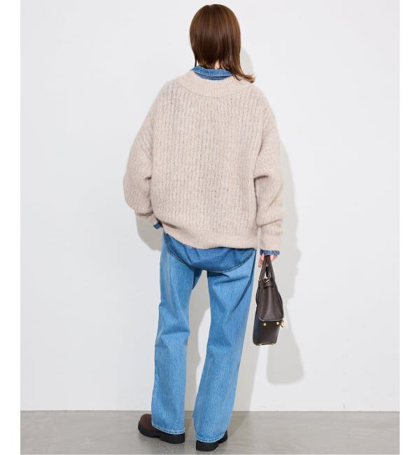 SLOBE IENA「アルパカ混BIG プルオーバー」|ニット・セーター|