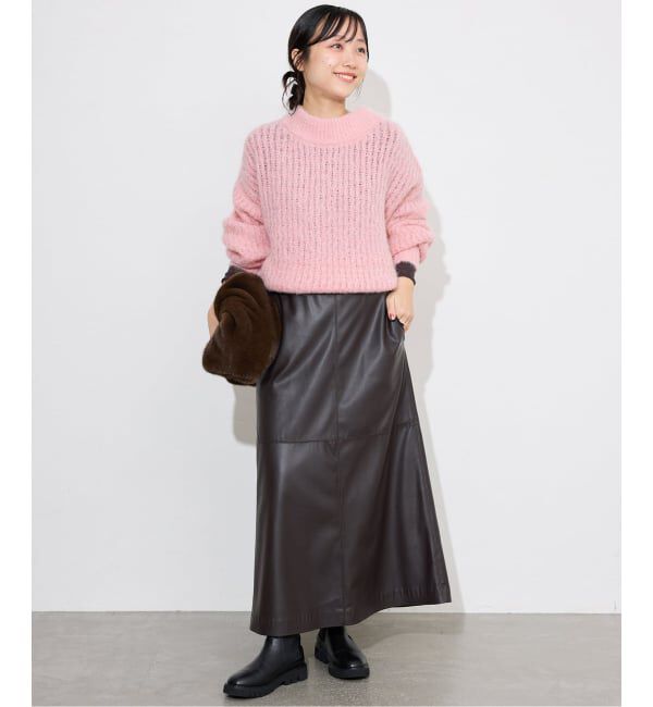 SLOBE IENA「アルパカ混BIG プルオーバー」|ニット・セーター|