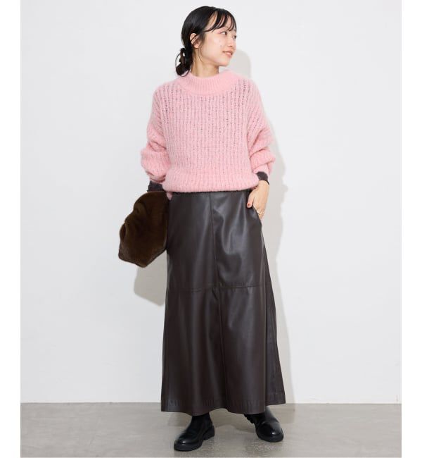 SLOBE IENA「アルパカ混BIG プルオーバー」|ニット・セーター|