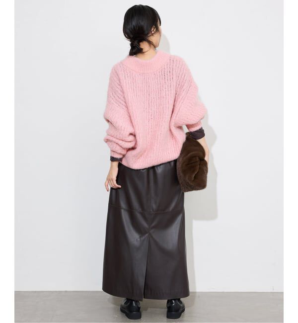 SLOBE IENA「アルパカ混BIG プルオーバー」|ニット・セーター|