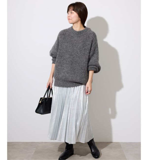 SLOBE IENA「アルパカ混BIG プルオーバー」|ニット・セーター|